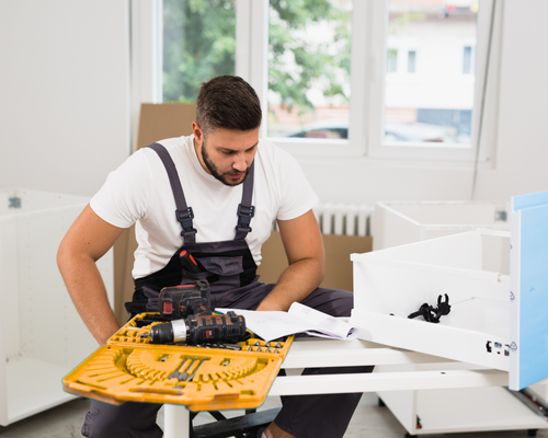 Handyman at work